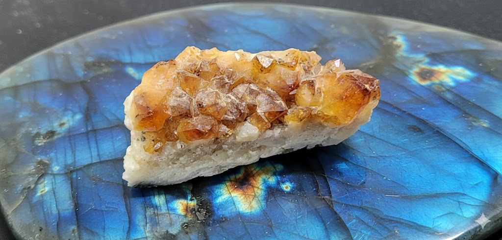 Natural Citrine Cluster – 197 Grams | Genuine Citrine Gemstone
