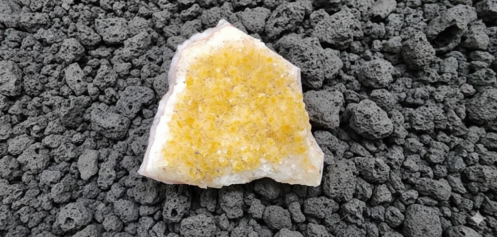 Natural Citrine Cluster – 179 Grams | Genuine Citrine Gemstone
